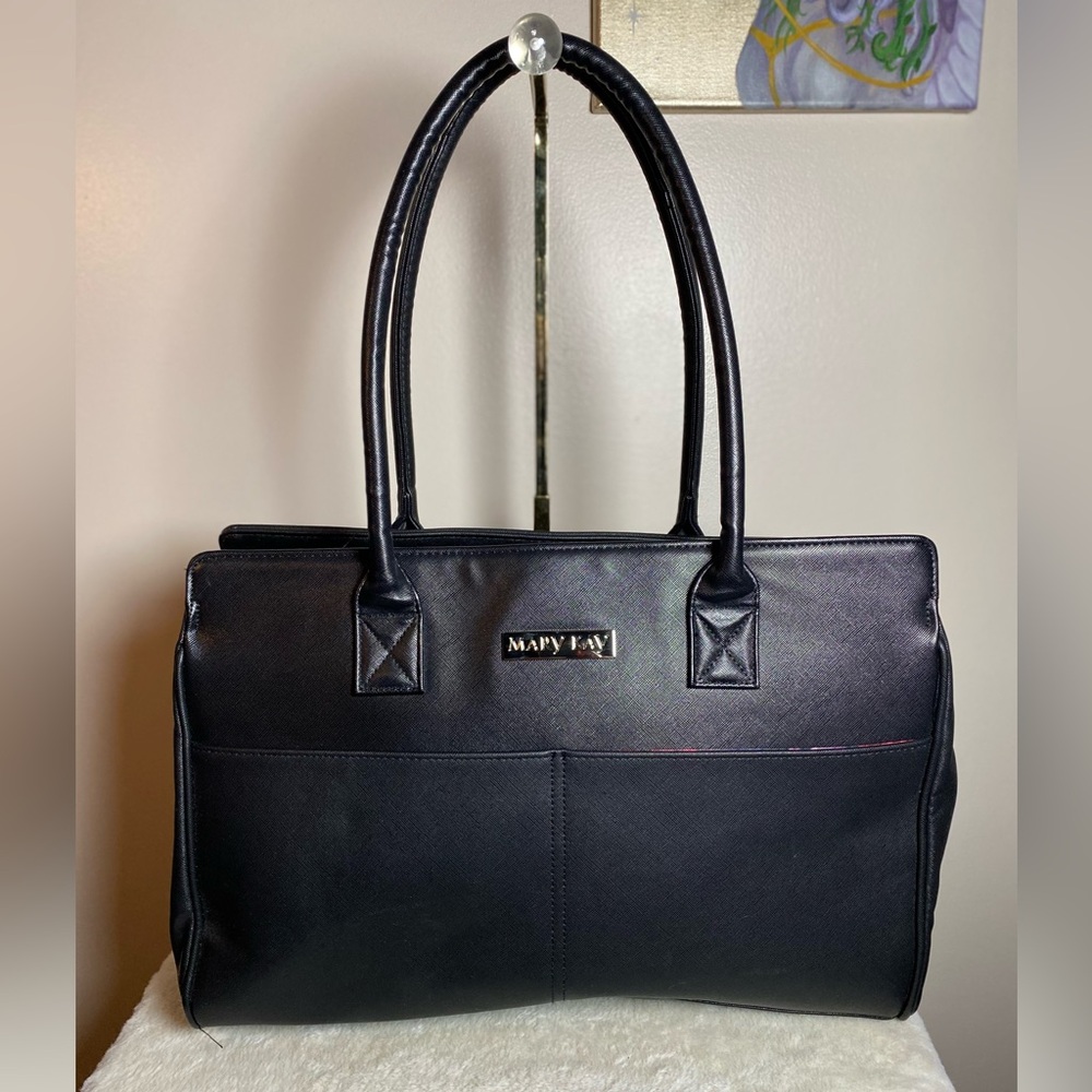 Mary Kay Black Starter Kit Tote Bag NWOT 17 x 12in *plus free gift*
